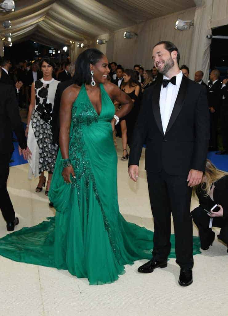 Serena Williams and Alexis Ohanian attend 'Rei Kawakubo/Comme des Garcons: Art Of The In-Between' Costume Institute Gala 2017