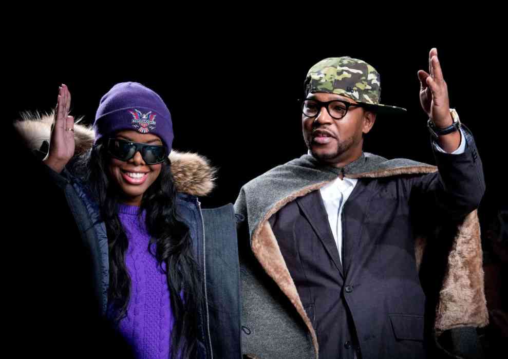 JuJu and Cam'ron walk the runway at Mark McNairy New Amsterdam - Presentation - Mercedes-Benz Fashion Week Fall 2014