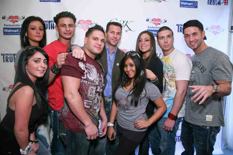 Jersey Shore cast members attend GBK's Gift Lounge In Honor Of The 2010 Golden Globes Nominees and Presenters - Day 1