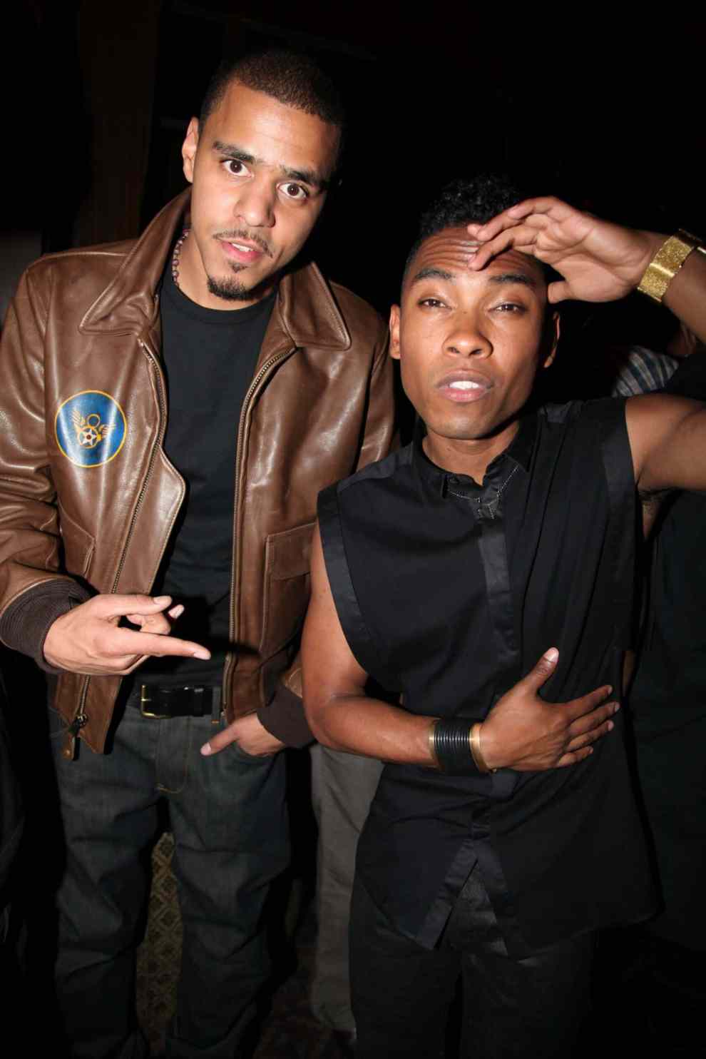 Miguel and J. Cole attend Juliet Sundays And Mark Pitts Present Jive Official Post BET Awards Party 2011