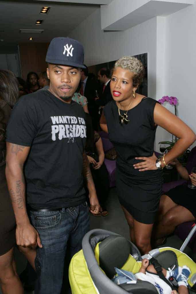Nas and Kelis attend HAIR RULES SALON Opening