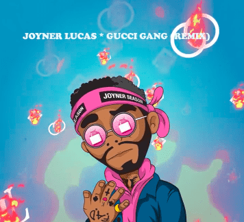 Screen shot from video of Lucas Joyner - "Gucci Gang"