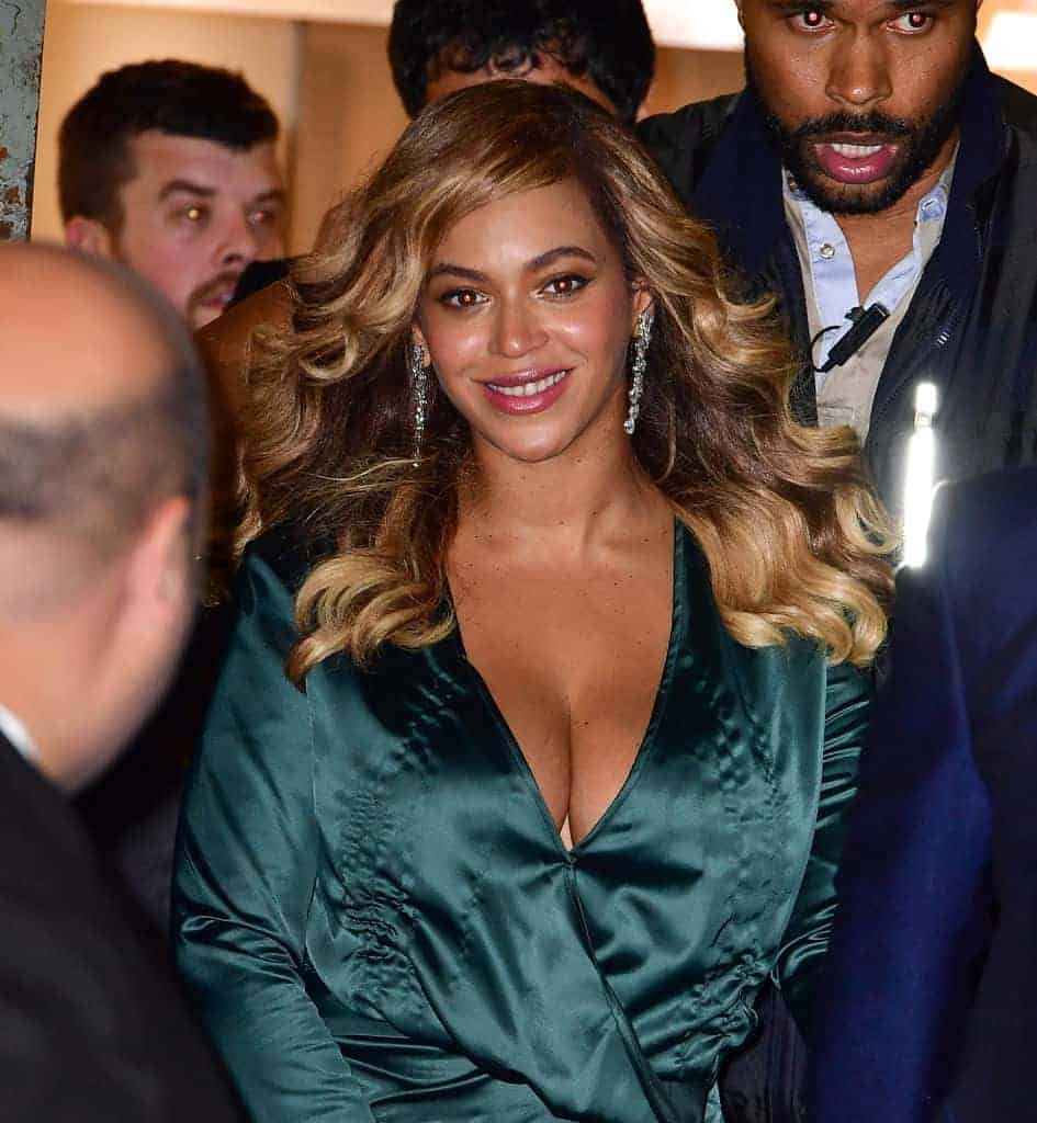 Beyonce leaves Rhianna's 3rd Annual Diamond Ball