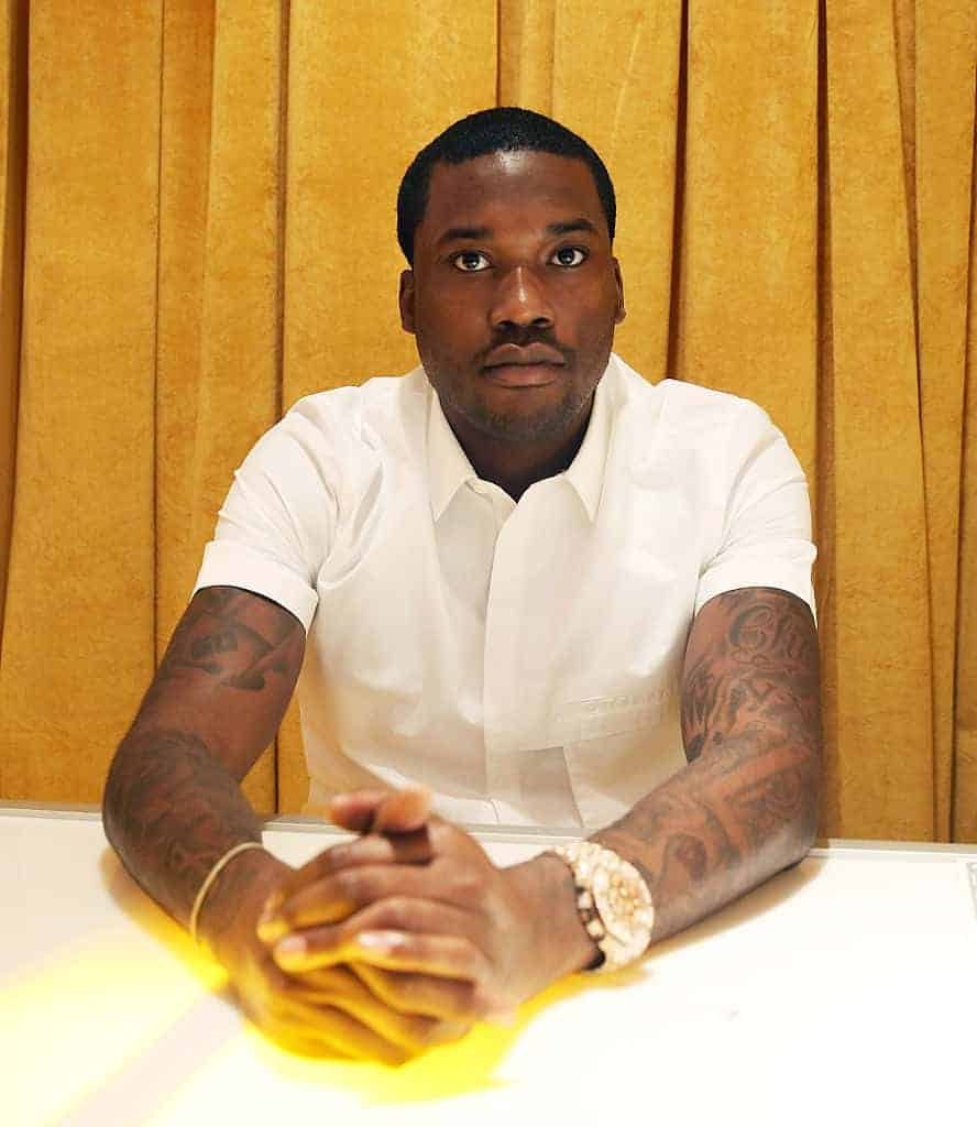 Meek Mill attends his pop up store exerience in New York City on June 30
