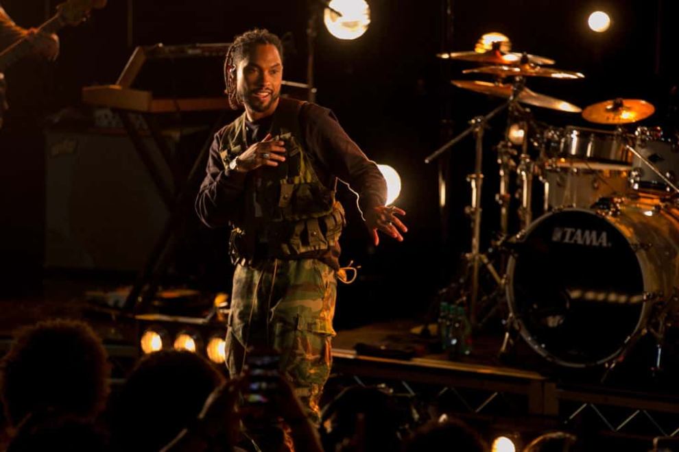 Miguel performs at iHeartMedia Presents The 'Miguel Album Release Party LIVE On The Honda Stage At The iHeartRadio Theater