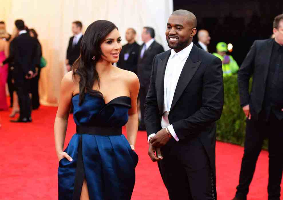 Kim Kardashian and Kanye West attend the 'Charles James: Beyond Fashion' Costume Institute Gala at the MET 2014