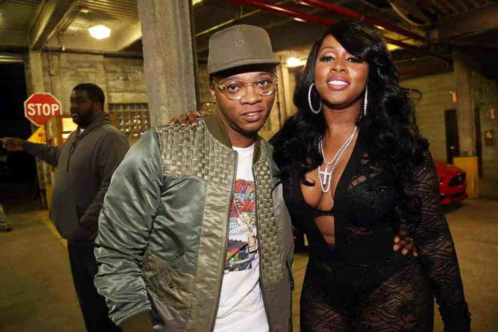 Papoose and Remy Ma attend attend the Fat Joe & Remy Ma Release Party at Club Aces on March 7
