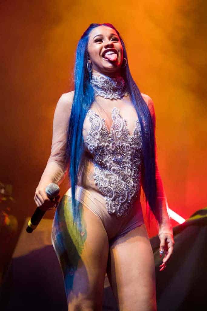 Cardi B performs at Cardi B And Machine Gun Kelly In Concert - New Orleans