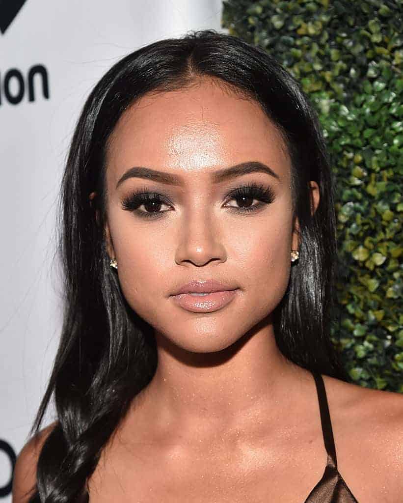 Karrueche Tran attends the ALL Def Movie Awards at Lure Nightclub on February 24
