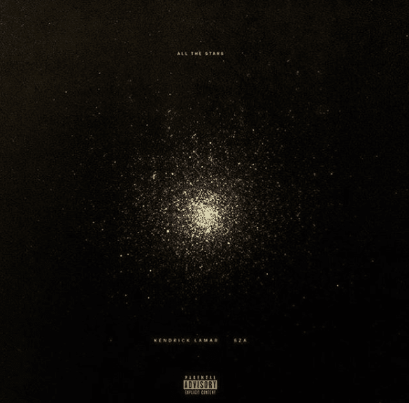 Album cover Kendrick Lamar & SZA - 'All The Stars'