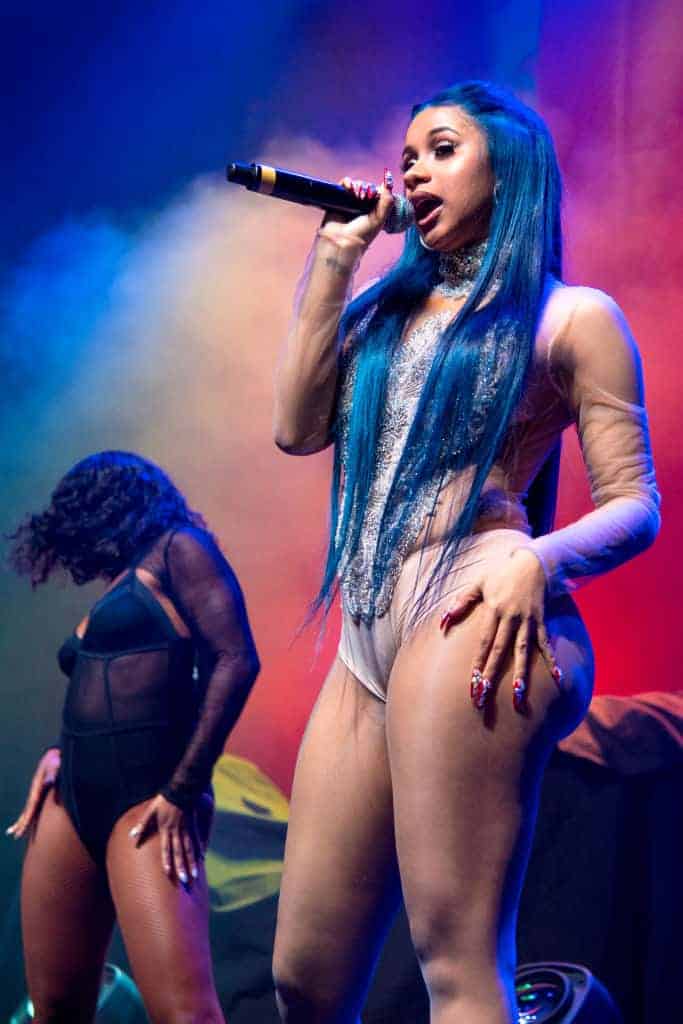 Cardi B performs at Cardi B And Machine Gun Kelly In Concert - New Orleans