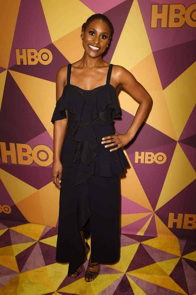 Issa Rae attends HBO's Official 2018 Golden Globe Awards After Party