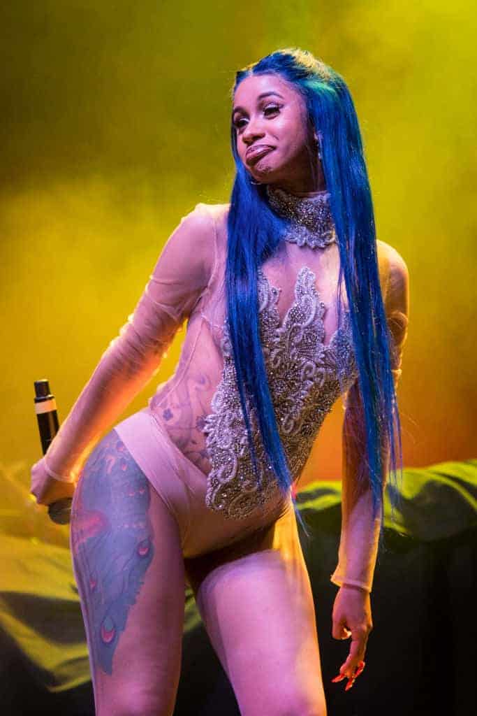Cardi B performs at Cardi B And Machine Gun Kelly In Concert - New Orleans