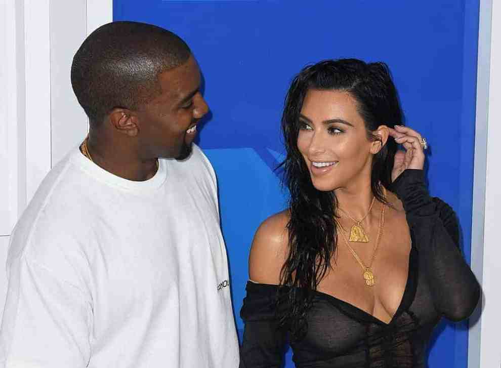 Kanye West and Kim Kardashian arrive at 2016 MTV Video Music Awards