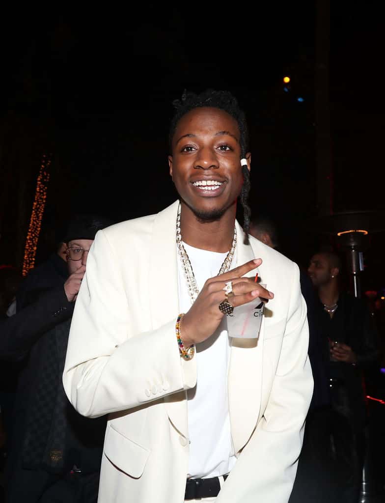 Joey Bada$$ attends Sean 'Diddy' Combs Hosts CIROC The New Year 2018