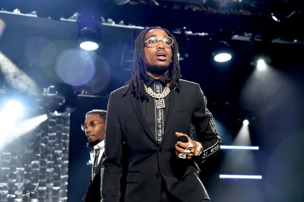 Quavo of Migos attends the Clive Davis and Recording Academy Pre-GRAMMY Gala and GRAMMY Salute to Industry Icons Honoring Jay-Z