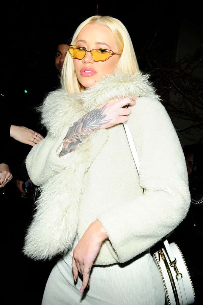 Iggy Azalea attends the John Varvatos Fall/Winter 2018 Show - Front Row