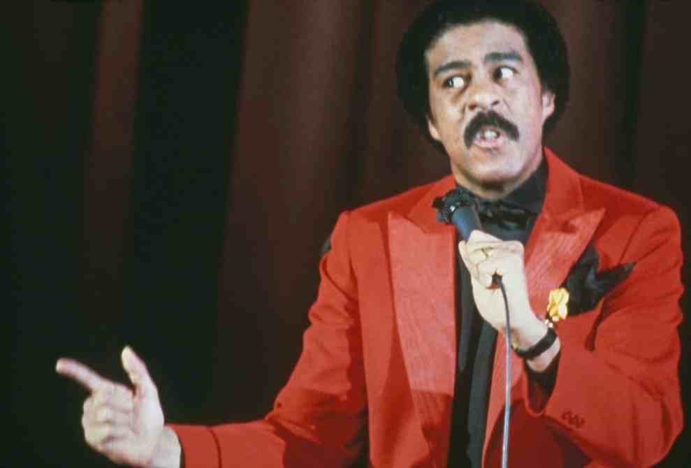 Richard Pryor performing