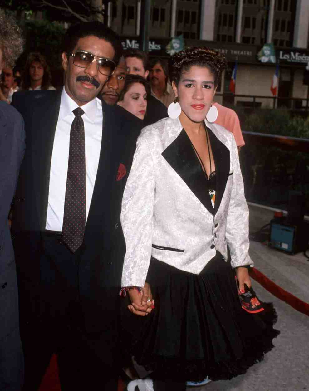 Richard Pryor and Rain Pryor attend Century City Premiere of 'See No Evil