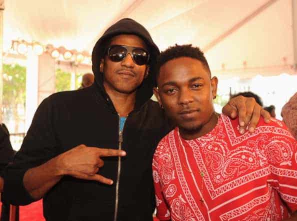 Q-tip and Kendrik Lamar attend the 2012 BET Hip Hop Awards
