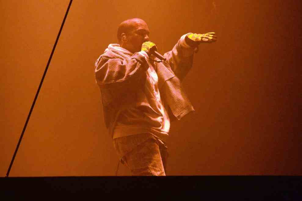 Kanye West performs The Saint Pablo Tour at Madison Square Garden on September 5