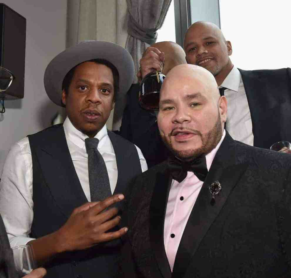 Jay-Z and Fat Joe attend Roc Nation THE BRUNCH at One World Observatory on January 27