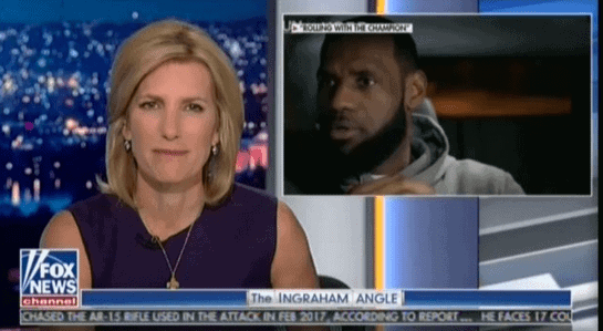 Fox News anchor Laura Ingraham Tells LeBron James and KD to 'Shut up & Dribble'