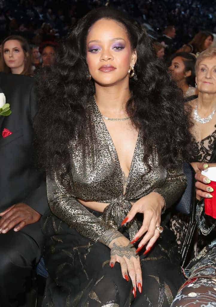 Rihanna attends the 60th Annual GRAMMY Awards