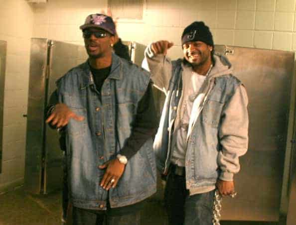 Cam'ron and Jim Jones during Dipset Shoots New Video for "Crunk"