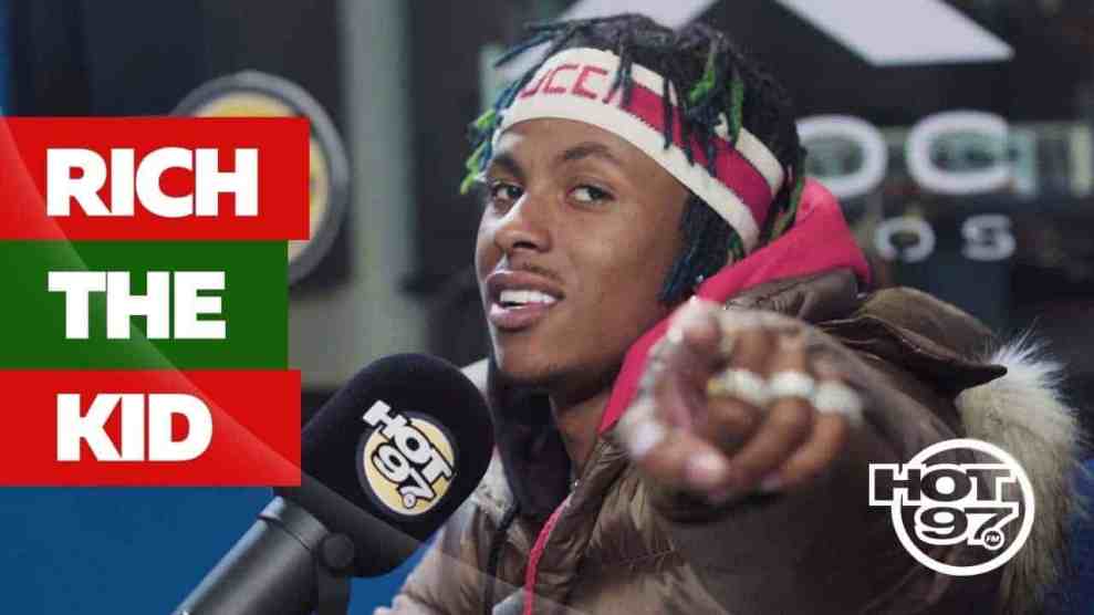 Rich The Kid in Hot 97 Studio