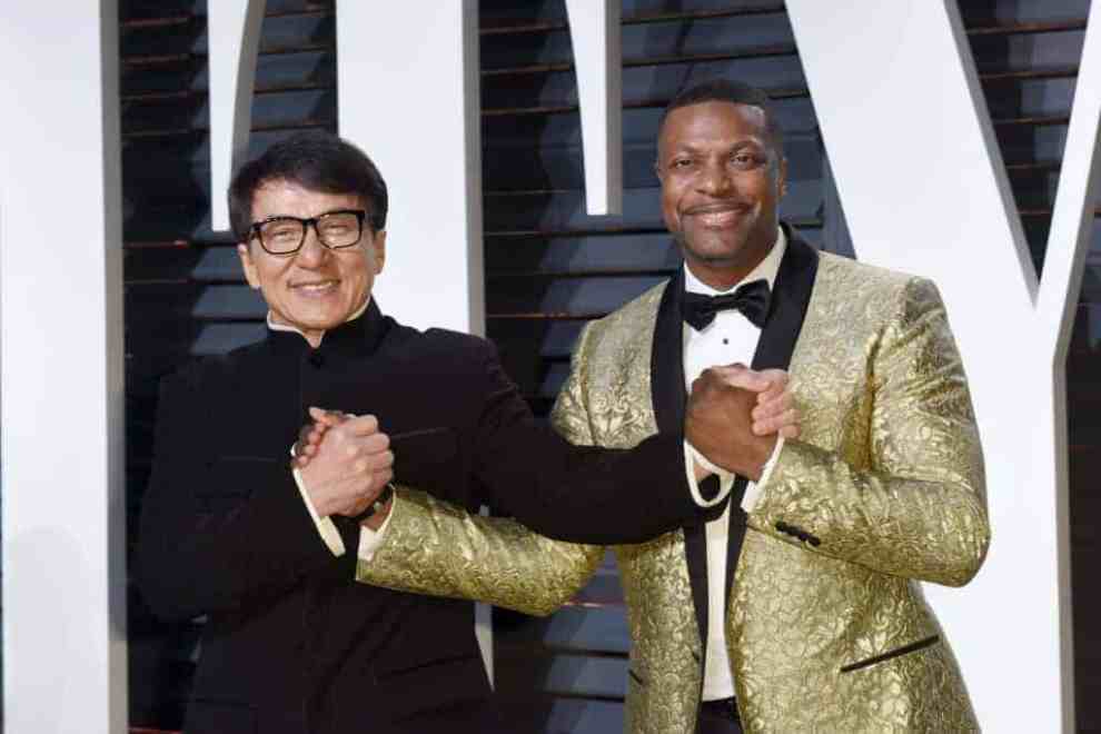 Jackie Chan and Chris Tucker arrive at 2017 Vanity Fair Oscar Party Hosted By Graydon Carter