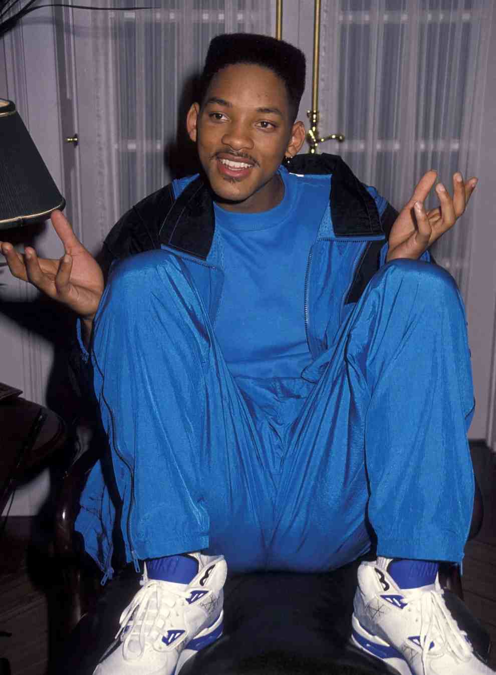 Will Smith  breaks from filming "The Fresh Prince of Bel-Air" on October 20