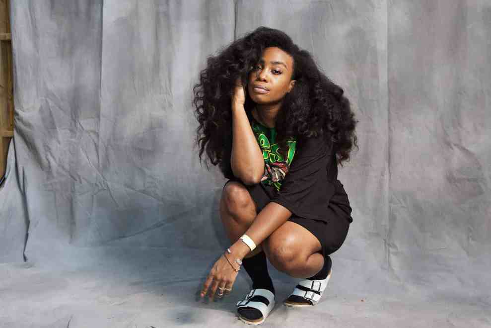 : SZA poses for a portrait backstage during day 2 of the AFROPUNK festival at Commodore Barry Park on August 24