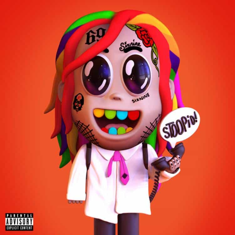 Tekashi 6ix9ine ft. Bobby Shmurda - 'Stoopid' cover art