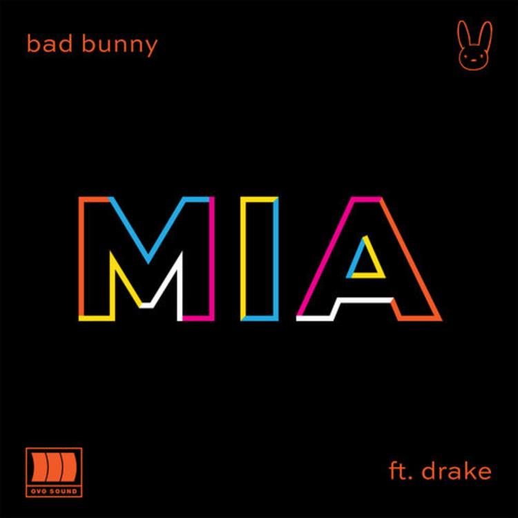 MIA - Drake and Bad Bunny (cover art)