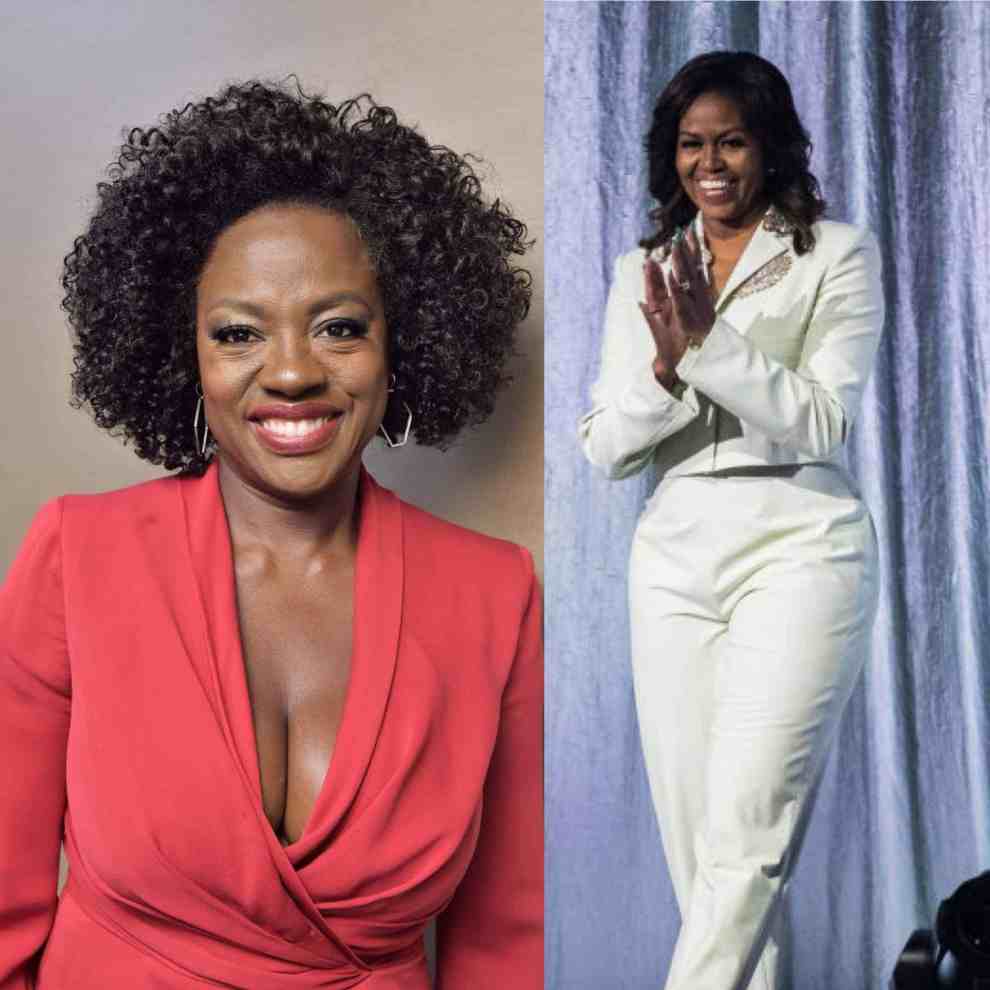 Viola Davis and Michelle Obama