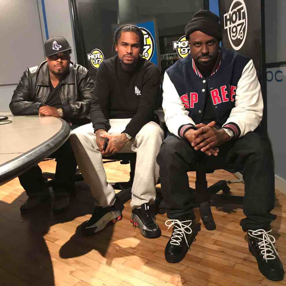 Funk Flex with American Rapper Dave East and Dj Chubby Chub
