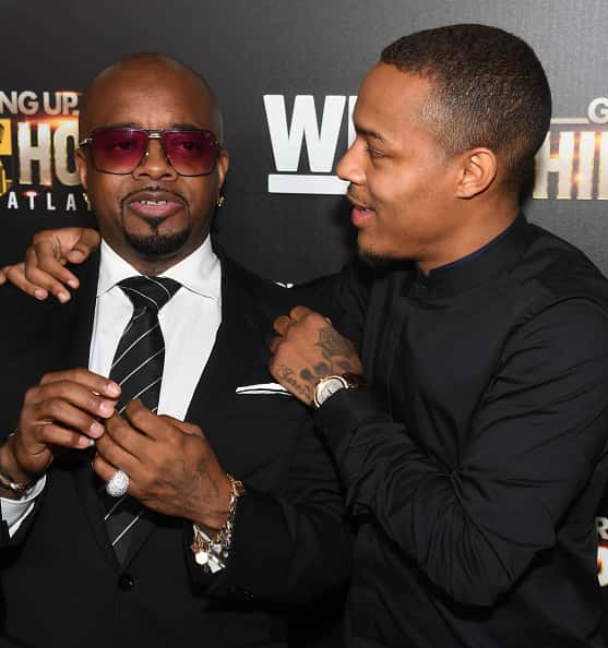 Bow WOW Shad Moss and producer Jermaine Dupri attend "Growing Up Hip Hop Atlanta"