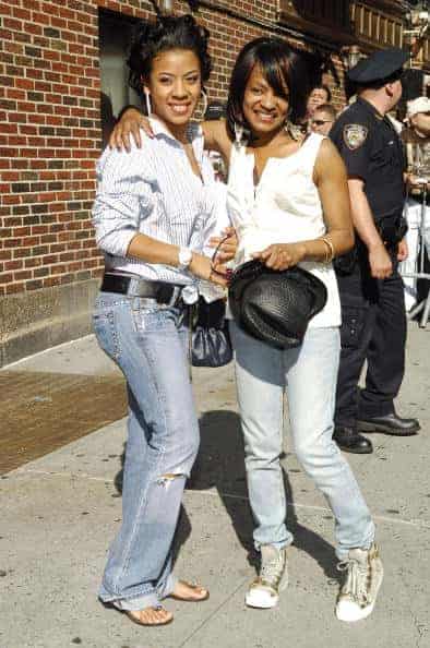 Keyshia Cole with her mother Frankie