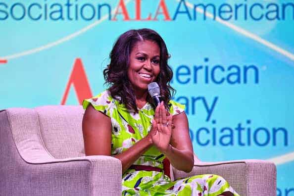 Michelle Obama speaks at the opening of the 2018 American Library Association Annual Conference
