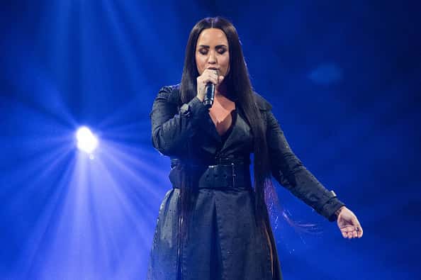 Demi Lovato performing