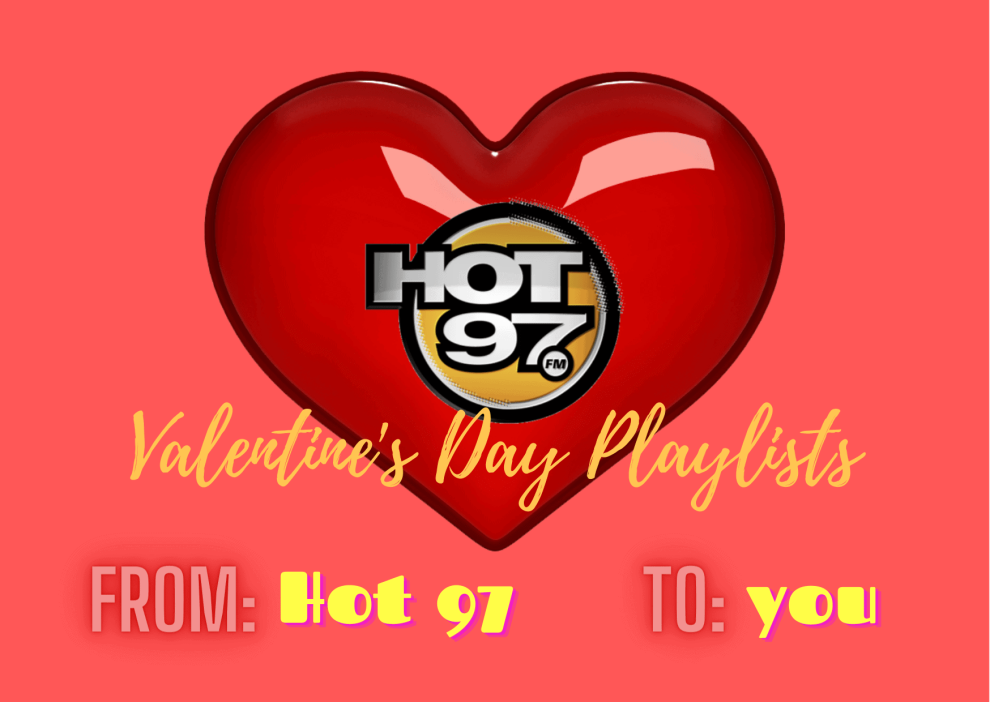 Valentine's Day Playlists Graphic
