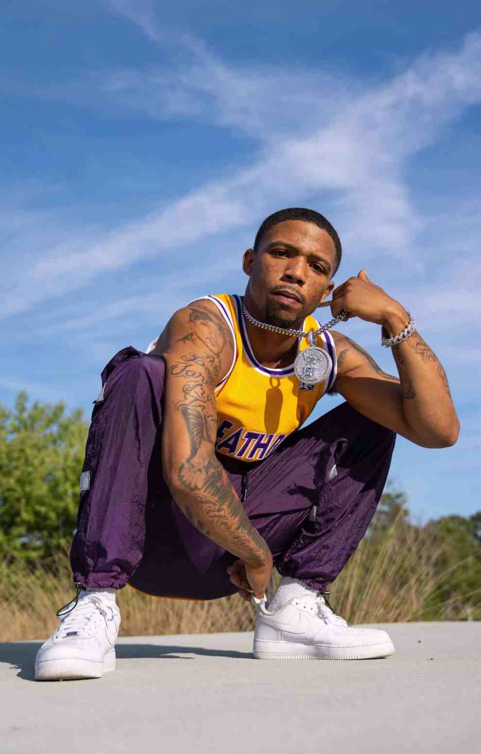 Death Row - Kneeling With Chain