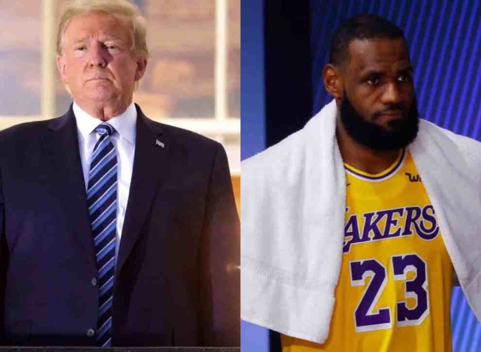 Donald Trump and Lebron James|