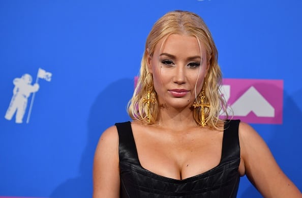 Australian rapper Iggy Azalea attends the 2018 MTV Video Music Awards at Radio City Music Hall on August 20