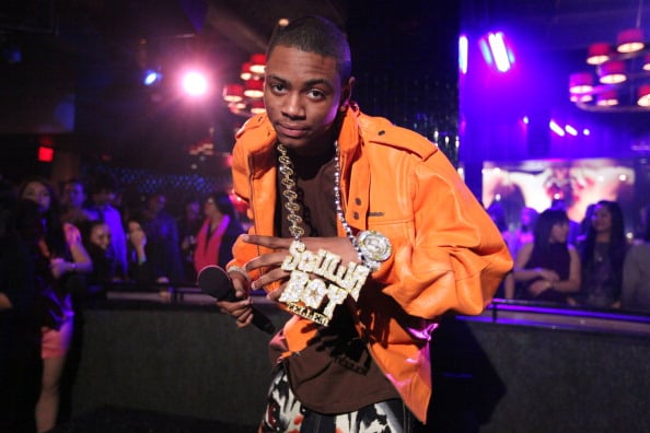 ***EXCLUSIVE*** Soulja Boy during the taping of Snoop Dogg's "Dogg After Dark"