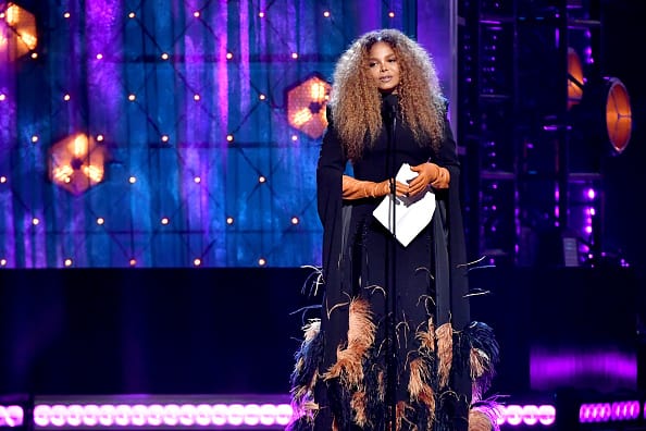 Inductee Janet Jackson speaks onstage during the 2019 Rock & Roll Hall Of Fame Induction Ceremony - Show at Barclays Center on March 29