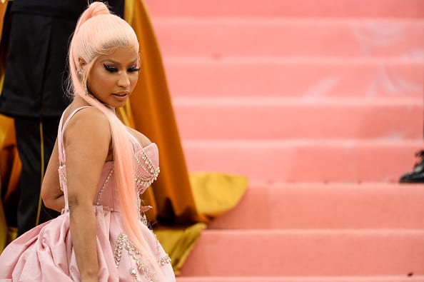 Rapper Nicki Minaj attends The 2019 Met Gala Celebrating Camp: Notes on Fashion at Metropolitan Museum of Art on May 6
