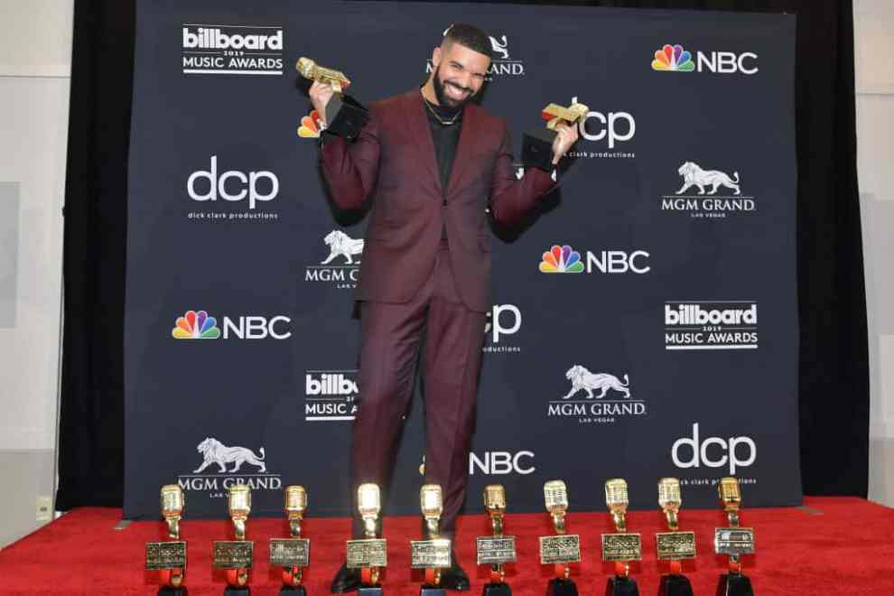 Drake at the billboard awards in 19