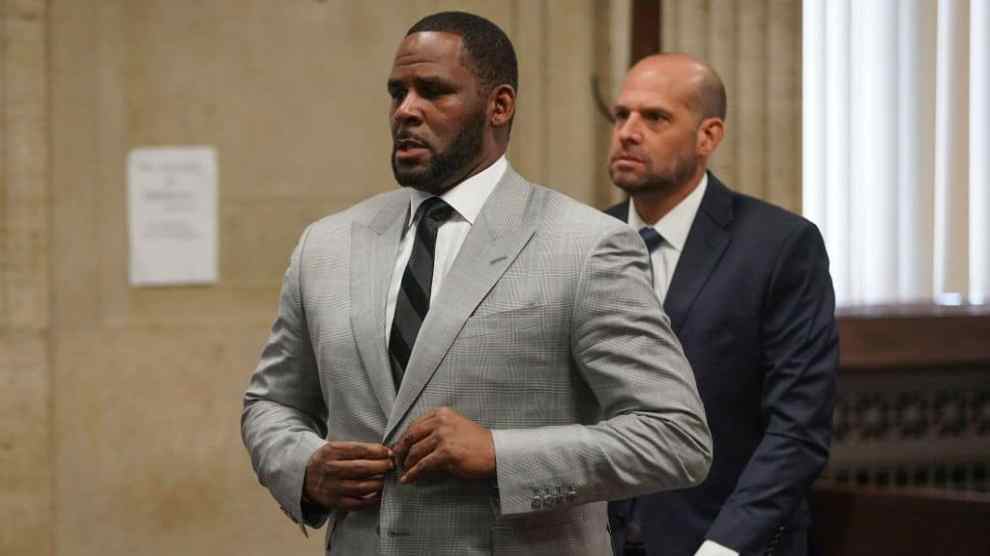 R. Kelly pleads not guilty to a new indictment before Judge Lawrence Flood at Leighton Criminal Court Building in Chicago on June 6